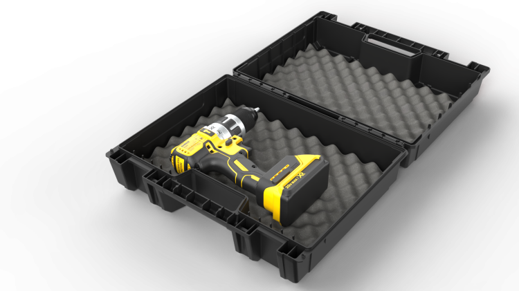 Walizka na elektronarzędzia Qbrick Regular Power Toolcase Basic PF Protective Foam