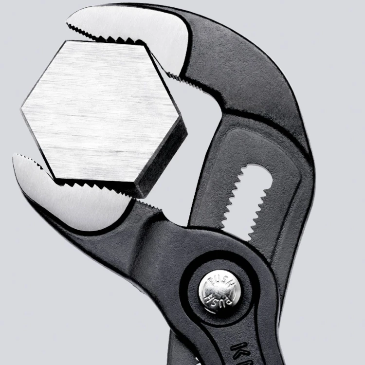 KNIPEX 87 03 180 Cobra – chromowane szczypce nastawne do nakrętek do 36 mm