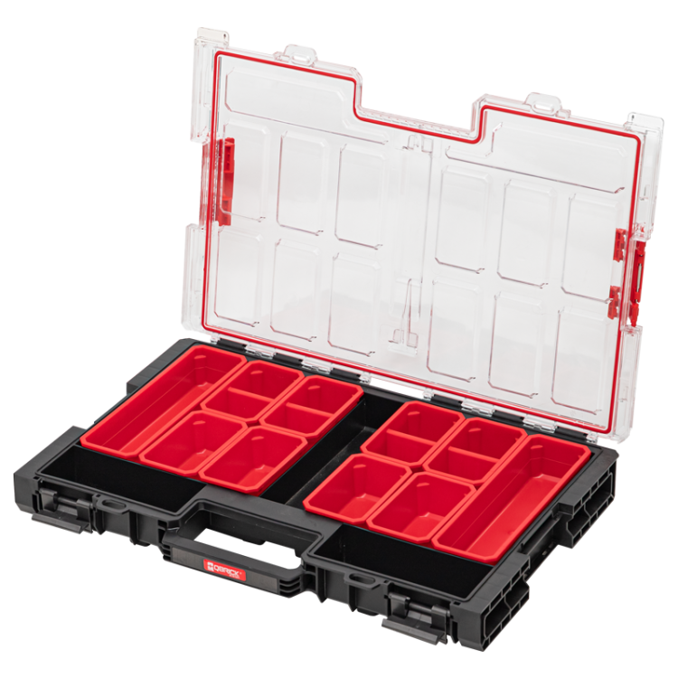 Skrzynka narzędziowa organizer Qbrick System ONE 2.0 L otwarta