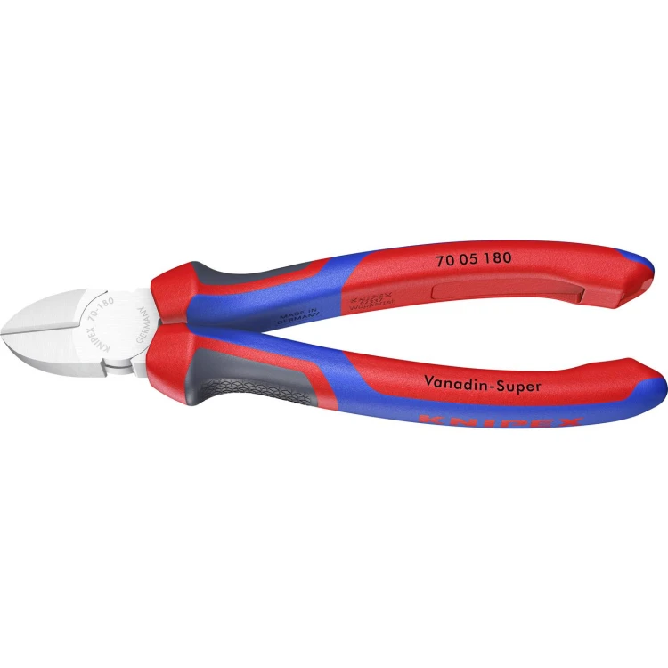 KNIPEX 70 05 180 – szczypce tnące boczne 180 mm z rękojeściami Comfort