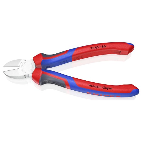 KNIPEX 70 05 180 – chromowane szczypce boczne z precyzyjnymi ostrzami