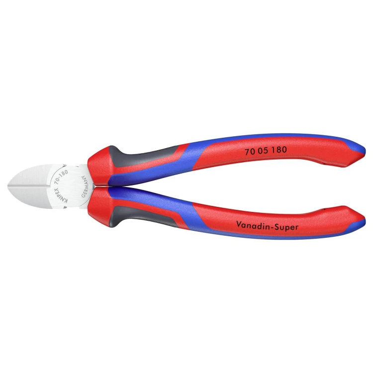 KNIPEX 70 05 180 – smukła główka i precyzyjne krawędzie tnące