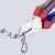 KNIPEX 70 05 180 – zastosowanie szczypiec bocznych do cięcia twardego materiału