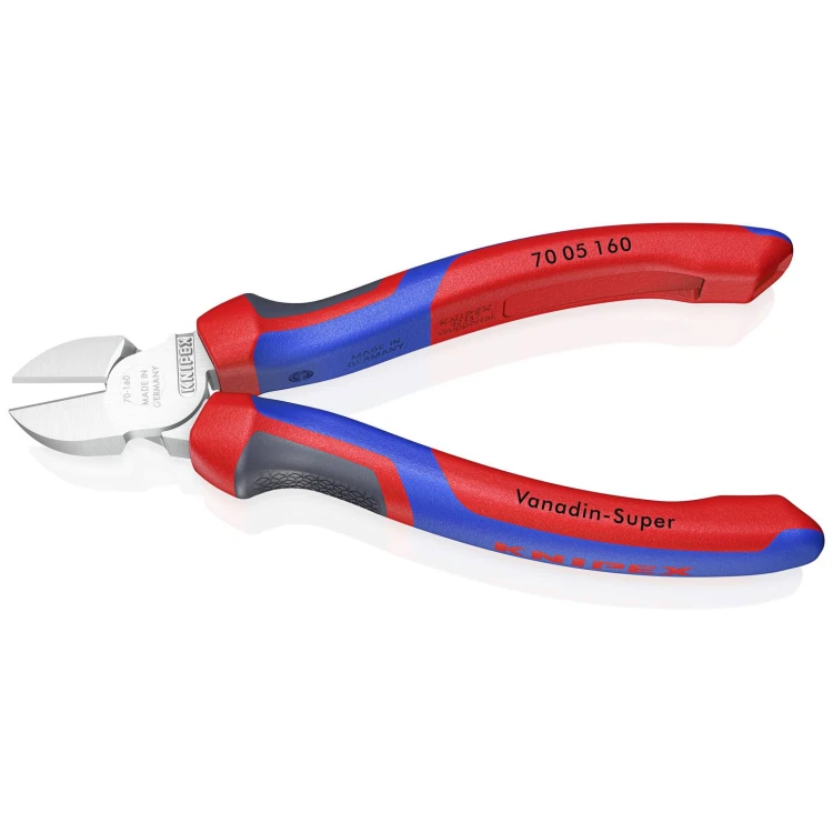 KNIPEX 70 05 160 – chromowane szczypce boczne z rękojeściami Comfort