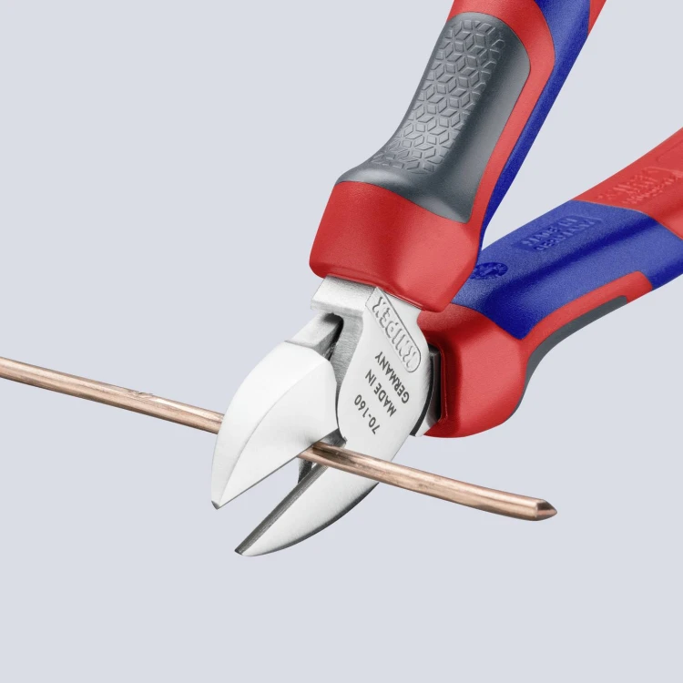 KNIPEX 70 05 160 – cięcie cienkiego drutu szczypcami bocznymi