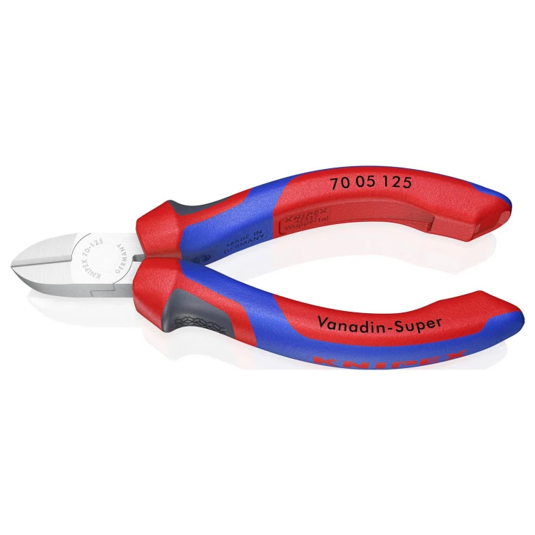 KNIPEX 70 05 125 – kompaktowe szczypce boczne z rękojeściami Comfort