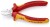 KNIPEX 70 06 140 VDE – izolowane szczypce boczne 1000 V z chromowaną główką