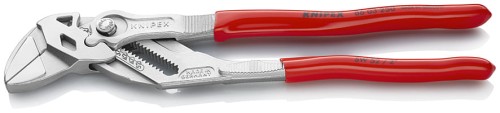 KNIPEX 86 03 250 – szczypce-klucz 250 mm z gładkimi szczękami i zakresem do 52 mm
