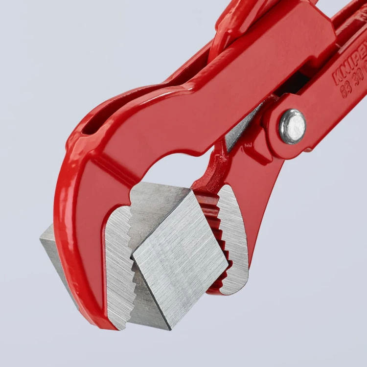 KNIPEX 83 30 010 – konstrukcja szczęk typu S i chwyt 3-punktowy