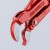 KNIPEX 83 30 005 – wąskie szczęki typu S z hartowanym uzębieniem