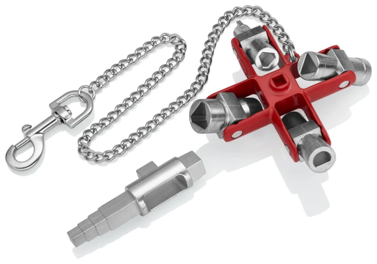 KNIPEX 00 11 06 V01 – magnetyczna nasadka Construction do zamków z otworem pod wkładkę profilową