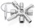 KNIPEX 00 11 01 TwinKey – klucz wielofunkcyjny do szaf sterowniczych, 10 profili