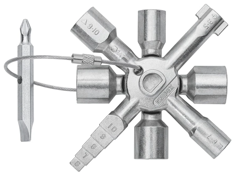 KNIPEX 00 11 01 TwinKey – profile do szaf, rozdzielni i instalacji technicznych
