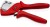 KNIPEX 90 25 185 – lekkie nożyce do rur PEX i rur kompozytowych 12–25 mm