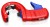 Obcinak KNIPEX DP50 90 23 01 BK do precyzyjnego cięcia i fazowania rur plastikowych o średnicy do 50 mm
