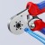 KNIPEX 97 55 14 – boczne podawanie tulejki do profilu zaciskowego