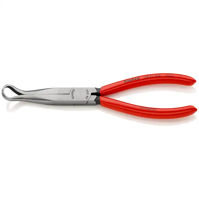 KNIPEX 38 91 200 – szczypce dla mechaników 200 mm z półokrągłymi szczękami 45°