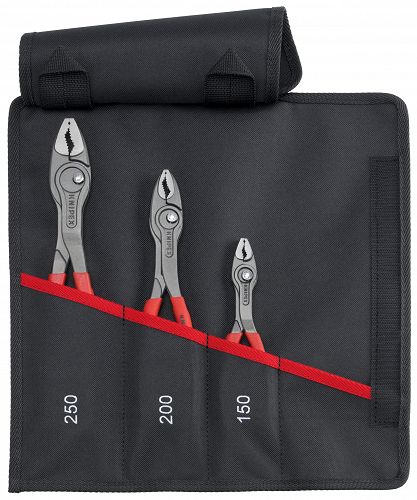 KNIPEX 00 19 61 V01 TwinGrip – zestaw szczypiec 150, 200 i 250 mm w zwijanym etui