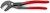 KNIPEX 85 51 180 A – szczypce do opasek sprężynowych podczas pracy w ciasnym miejscu