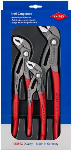 1 Zestaw szczypiec nastawnych Cobra 180/250/300 mm KNIPEX 00 20 09 V02 (id: 4460)