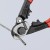 Profesjonalny obcinak do lin stalowych KNIPEX 190 mm