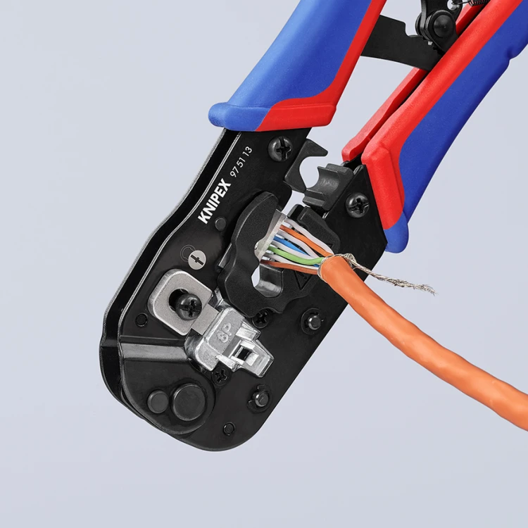 Narzędzie KNIPEX do montażu kabli Ethernet