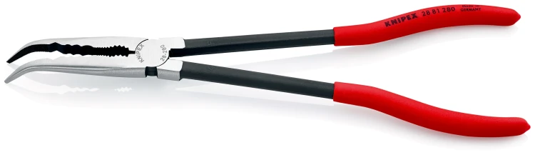 Szczypce KNIPEX z końcówkami odgiętymi pod kątem 45°