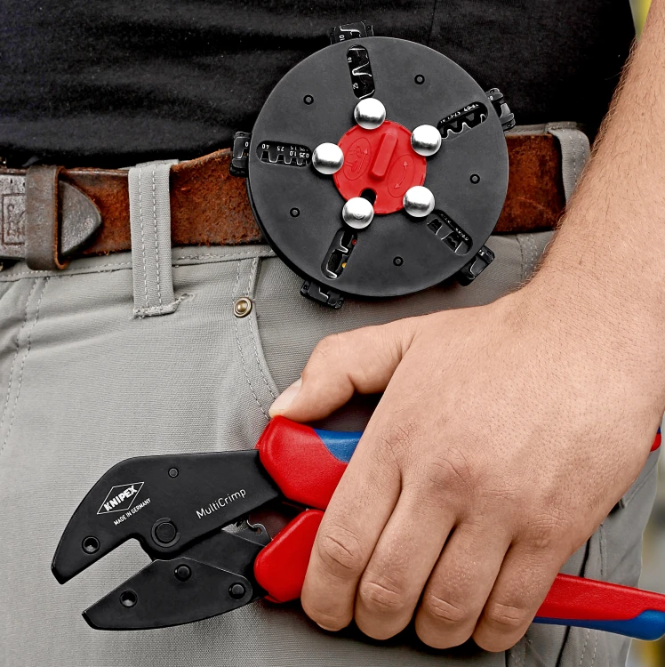 KNIPEX MultiCrimp – kompaktowy system wymiennych matryc