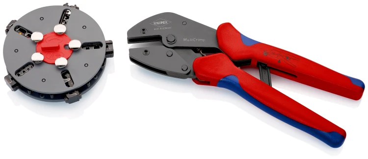 KNIPEX MultiCrimp 97 33 02 szczypce do zagniatania z wymiennymi matrycami
