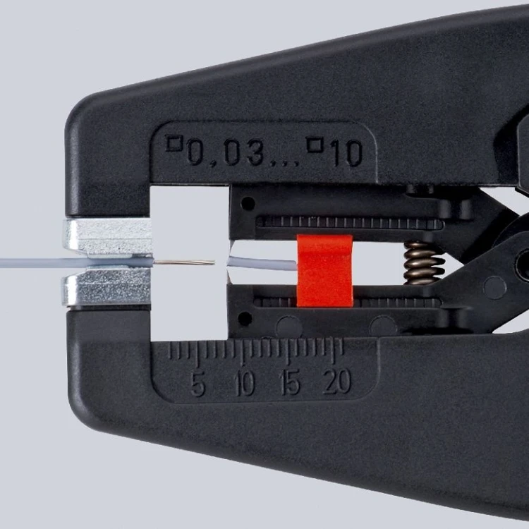 KNIPEX 12 42 195 MultiStrip 10 – mechanizm automatycznego ściągania izolacji