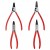 1 KNIPEX 00 19 56 – zestaw 4 szczypiec do pierścieni osadczych wewnętrznych i zewnętrznych 19–60 mm (id: 4587)