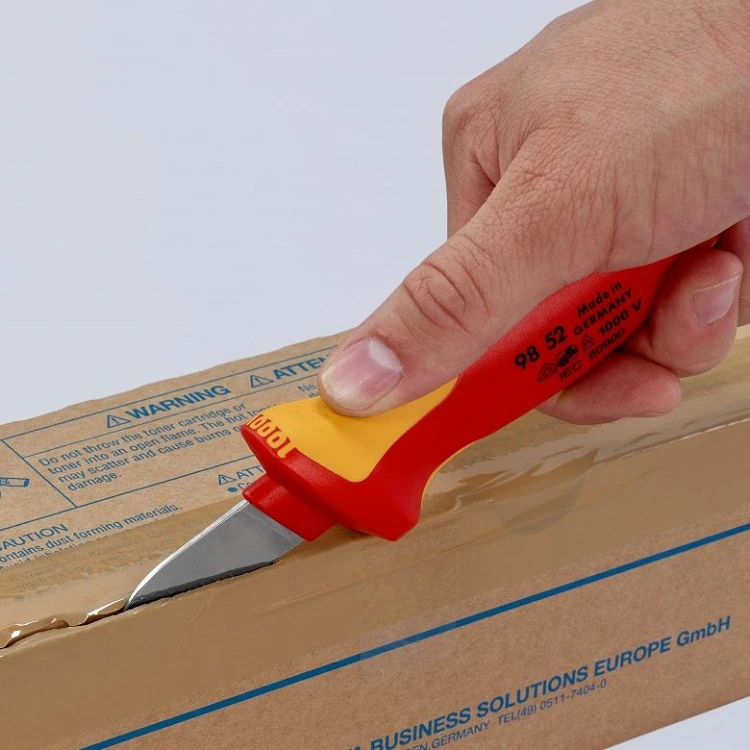 2 KNIPEX 98 52 – nóż do kabli VDE 190 mm, ostrze 50 mm (id: 4456)