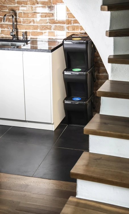 Kosze do segregacji odpadów 3 x 25L Ecosorter (id: 177)