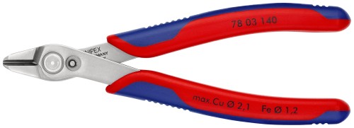 KNIPEX 78 03 140 Electronic Super Knips XL – precyzyjne szczypce tnące INOX 140 mm