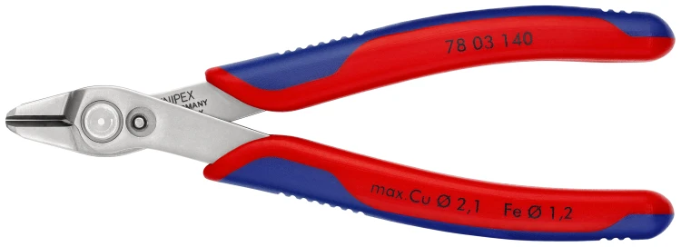 KNIPEX 78 03 140 Electronic Super Knips XL – precyzyjne szczypce tnące INOX 140 mm