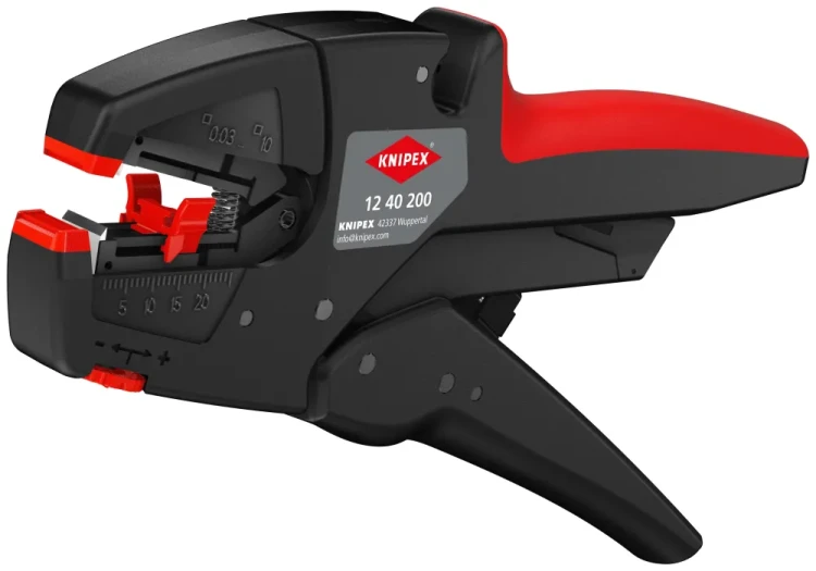 KNIPEX EvoStrip 12 40 200 – automatyczny ściągacz izolacji z ergonomiczną rękojeścią
