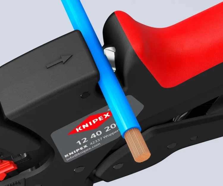 KNIPEX 12 40 200 EvoStrip – ściąganie izolacji z przewodów i cienkich kabli taśmowych