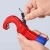 KNIPEX TubiX 90 31 02 BK – wyjmowany gratownik do obróbki krawędzi rur