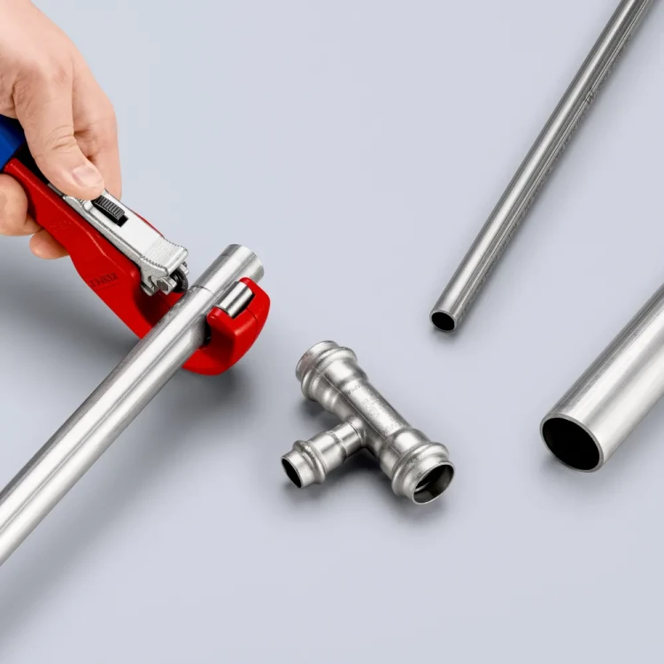 KNIPEX TubiX 90 31 02 BK – obcinak do rur miedzianych, stalowych i INOX