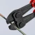 KNIPEX 71 72 460 – cięcie okrągłego pręta stalowego szczękami hartowanymi do ok. 62 HRC