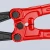 KNIPEX 71 72 460 – 12-stopniowa regulacja szczeliny ostrzy śrubami mimośrodowymi