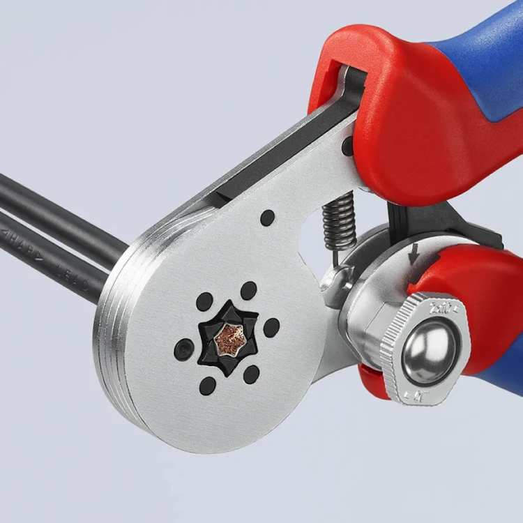 KNIPEX 97 55 14 – zaciskanie tulejek kablowych do 16 mm²