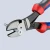KNIPEX 74 12 180 – mocne szczypce boczne do wymagającego cięcia drutu