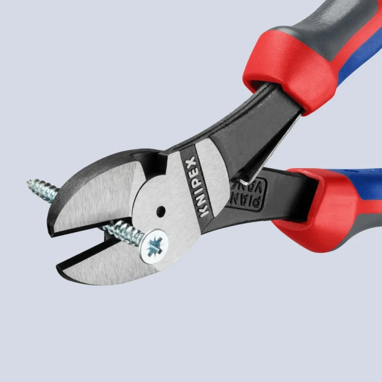 KNIPEX 74 12 180 – mocne szczypce boczne do wymagającego cięcia drutu