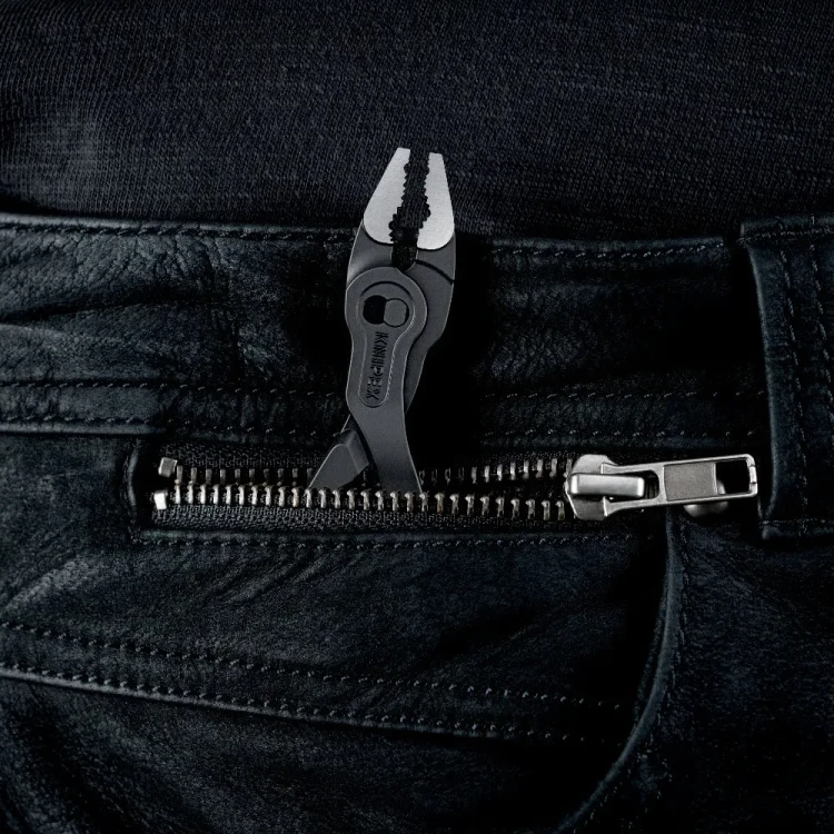 KNIPEX TwinGrip XS 82 00 100 – kieszonkowe szczypce chwytające o długości 100 mm, wygodne do codziennego przenoszenia.