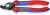 KNIPEX 95 12 165 – profesjonalne nożyce do kabli miedzianych i aluminiowych, z profilowanymi ostrzami i oznaczeniem maksymalnego zakresu cięcia Ø 15 mm / 50 mm².